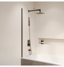 Шторка на ванну RGW SC-056B 300 мм профиль черный 351105630-14