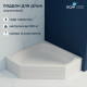 Душевой поддон трапеция RGW BT/CL-S акриловый 900x900 мм 16180599-51