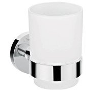 Стакан для зубных щеток Hansgrohe Logis Universal подвесной хром/белый 41718000