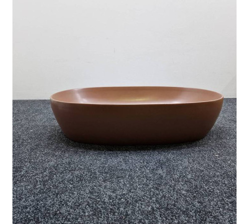 Раковина накладная Azzurra Elegance Circle 60x40 см Rame ECI60 RA