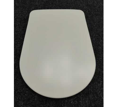 Сиденье для унитаза Kerasan Nolita SLIM с микролифтом светло-серый/хром 539159