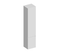 Пенал подвесной Kerama Marazzi Cubo 165 см левый белый матовый CUB.165Lh\WHT.M