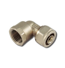 Переходник угловой Tiemme AL-PEX 16x2.0 мм - 1/2 ВР 1600006