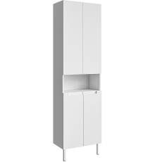 Пенал для ванной напольный AQWELLA Ванкувер белый VAN0555N