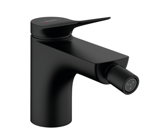 Смеситель для биде Hansgrohe Vivenis однорычажный с донным клапаном черный матовый 75200670