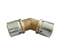 Угольник пресс REHAU RAUTITAN MX 45° 40 мм 1512951