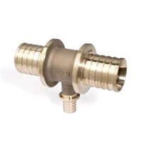 Тройник редукционный REHAU RAUTITAN RX+ 25-20-20 мм бронза 14570853001