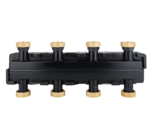 Коллектор распределительный Kromwell стальной 3 отопительных контура KW.MUHD6004