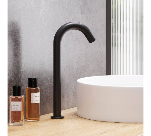 Смеситель для раковины Damixa Scandinavian Pure сенсорный высокий матовый черный 360280300