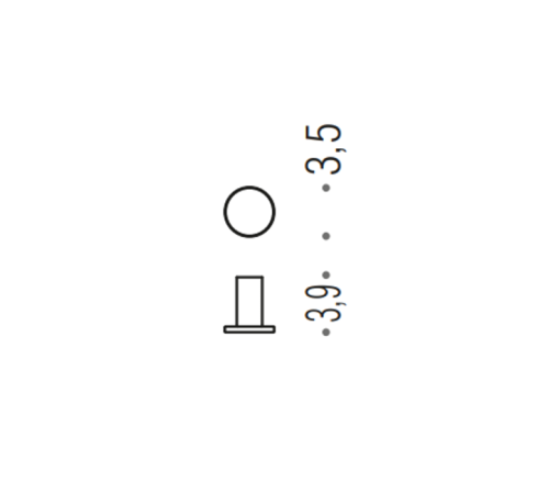 Крючок Colombo Design Mini чёрный матовый CD107.NM