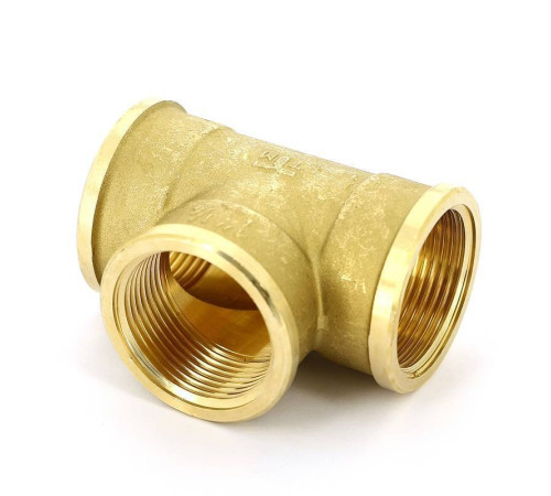Тройник латунный Tiemme 1 1/4 ВР 1500029