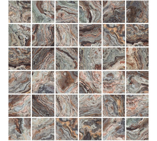 Мозаика Laparet Brouni коричневая 30x30 см 11-01-1-16-01-11-679-0