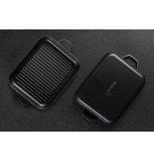 Форма для гриля и выпечки прямоугольная Hascevher HS DD GTV 2632 Black Mat A550032