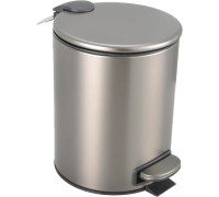 Ведро с крышкой напольное Boheme Uno 5 л оружейная сталь 10426-GM
