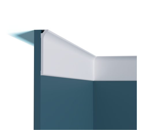 Карниз потолочный Perfect Plus P208 из ударопрочного полимера 2000x170x170 мм P208