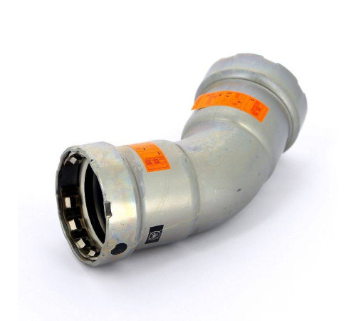 Угольник 45 градусов Viega Megapress пресс оцинкованная сталь 1 1/4 694609