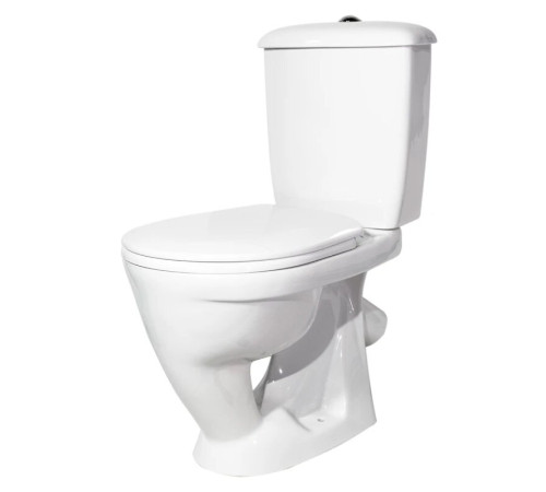 Унитаз-компакт Sanita Радуга Стандарт тарельчатый нижний подвод косой выпуск 41901110022