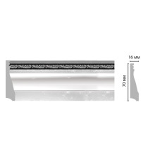 Плинтус напольный DECOMASTER 193 70х16х2400 мм 193-63