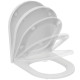 Сиденье с крышкой Ideal Standard La Dolce Vita микролифт дюропласт wrapover белое E330401