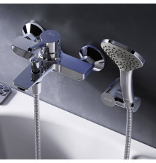 Смеситель для ванны и душа AM.PM X-Joy с душевым набором F85B15000