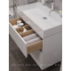 Тумба с раковиной Aquanet Бруклин 70 белый 00212597