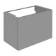 Тумба под умывальник KEUCO PLAN 800x490x605 мм инокс матовый 32962290000