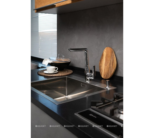 Смеситель для кухни Aquanet Pragmatic высокий хром AF430-41С