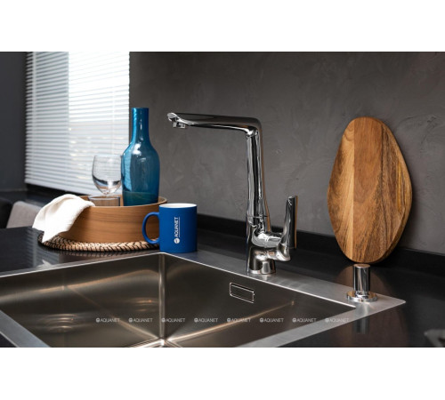 Смеситель для кухни Aquanet Pragmatic высокий хром AF430-41С