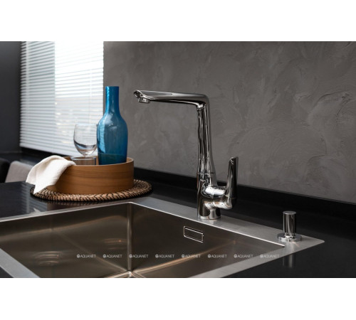 Смеситель для кухни Aquanet Pragmatic высокий хром AF430-41С
