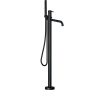 Смеситель для ванны напольный Webert LIVE матовый черный WE00180/TBM