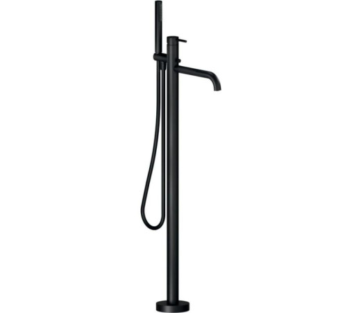 Смеситель для ванны напольный Webert LIVE матовый черный WE00180/TBM