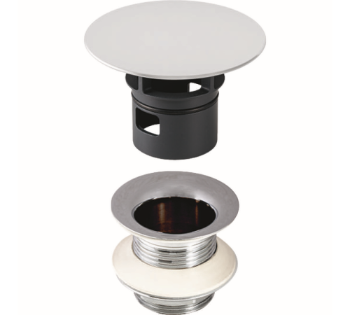 Сливной клапан Geberit со свободным стоком L=8 см глянцевый хром 152.080.21.1