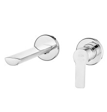 Смеситель для раковины настенный TOPAZ LUNA на 2 отверстия (внешняя часть) 102167606EX-YY