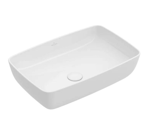 Раковина накладная Villeroy & Boch Artis 58х38 см TitanCeram альпийский белый 41725801