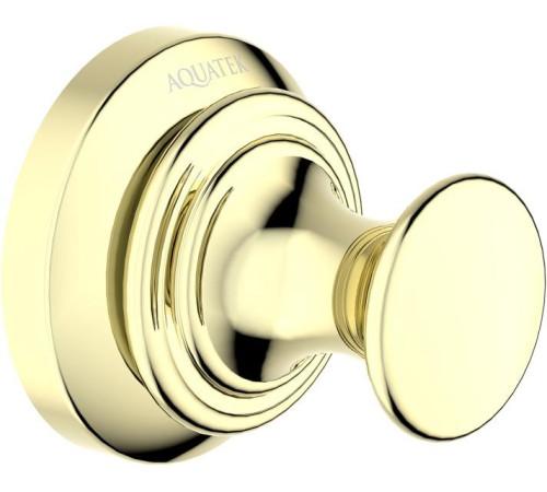 Крючок для ванной Aquatek Классик полированное золото AQ4501PG