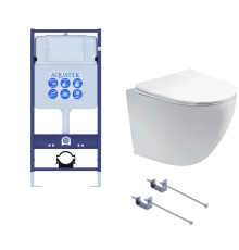 Комплект инсталляции 3 в 1 AQUATEK Европа T с унитазом AQ1900T-00 без клавиши SET AQUATEK ЕВРОПА T-KKI1