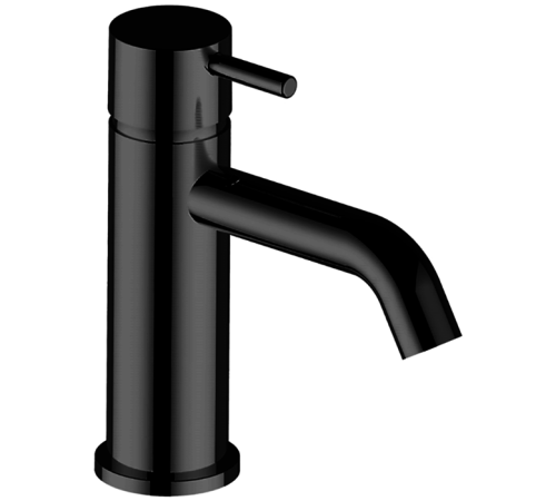 Смеситель для раковины Cisal Less New однорычажный черный LN00054040