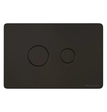 Клавиша смыва Artceram File 245х163 мм 2 режима черный матовый 703.000.17