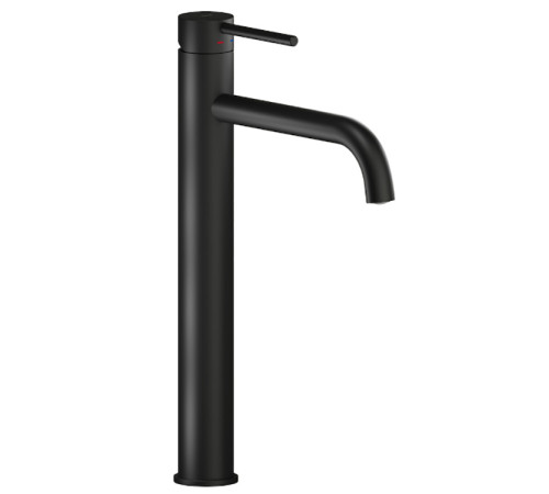 Смеситель для раковины Nobili LIVE высокий матовый черный LV00128/2BM