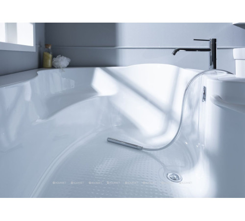 Смеситель для ванны напольный Paffoni LIGHT с ручным душем и шлангом хром LIG032CR