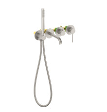 Смеситель для ванны встраиваемый Timo Saona 2314/13YSM с душем никель