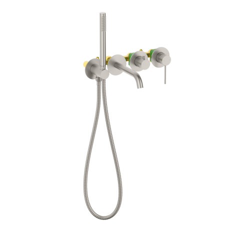 Смеситель для ванны встраиваемый Timo Saona 2314/13YSM с душем никель