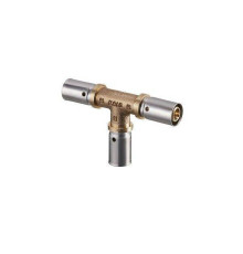 Тройник прессовый REHAU RAUTITAN RX 32-32-32 бронза 1513047