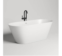 Ванна отдельностоящая Salini Mona 170х72х58.5 см S-Stone белый матовый 102922M