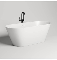 Ванна отдельностоящая Salini Mona 170х72х58.5 см S-Stone белый матовый 102922M