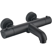 Смеситель для ванны термостатический Aquanet Vega матовый черный AQ1043MB