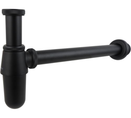 Сифон для раковины Aquatek матовый черный AQ6011MB