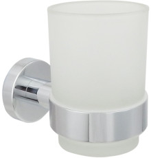 Стакан с держателем Aquanet ВЕГА хром AQ4004CR