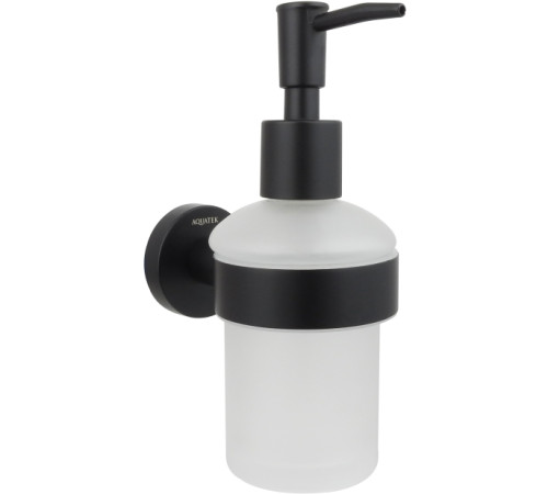 Дозатор для жидкого мыла Aquanet ВЕГА матовый черный AQ4005MB