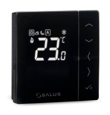 Термостат комнатный SALUS VS35B цифровой черный VS35B